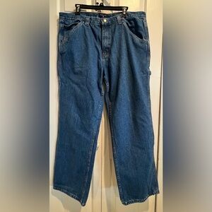 CARPENTER Style Blue Denim Jeans - Relaxed Fit